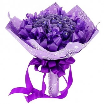 Букет из 15 шоколадных конфет