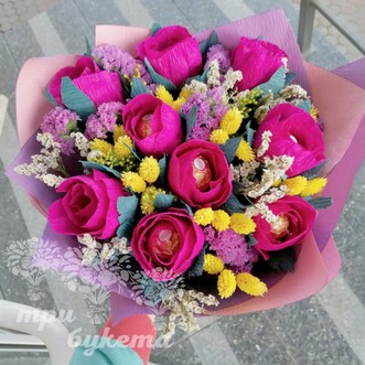 Букет из 9 конфет «Осенний вальс»