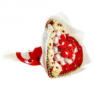 Букет из «Raffaello» и «Nue»